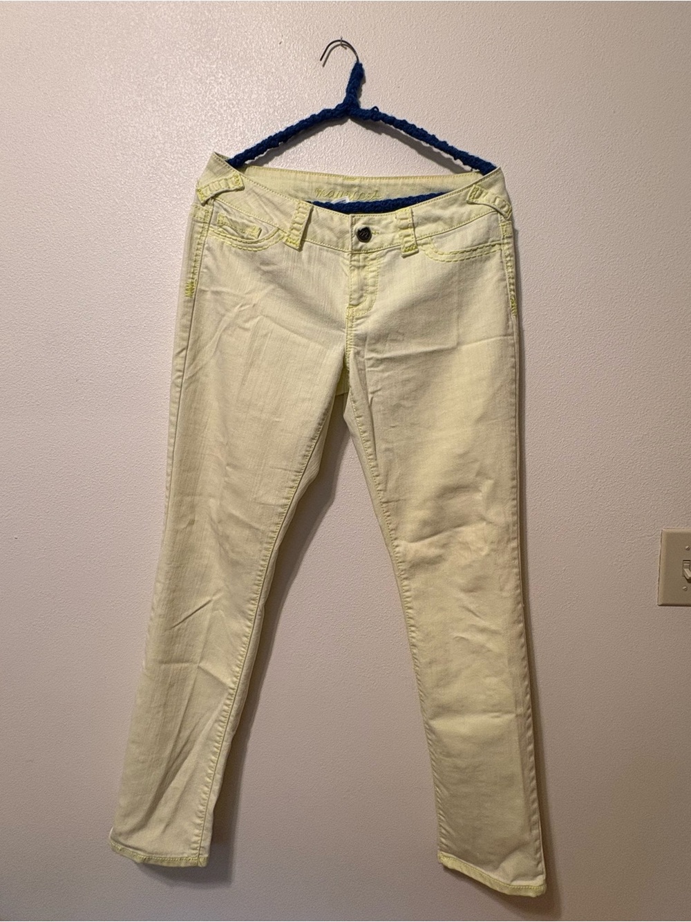 Maurices Pale Yellow/Green Women's Jeans
